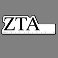 6" Ruler W/ Zeta Tau Alpha